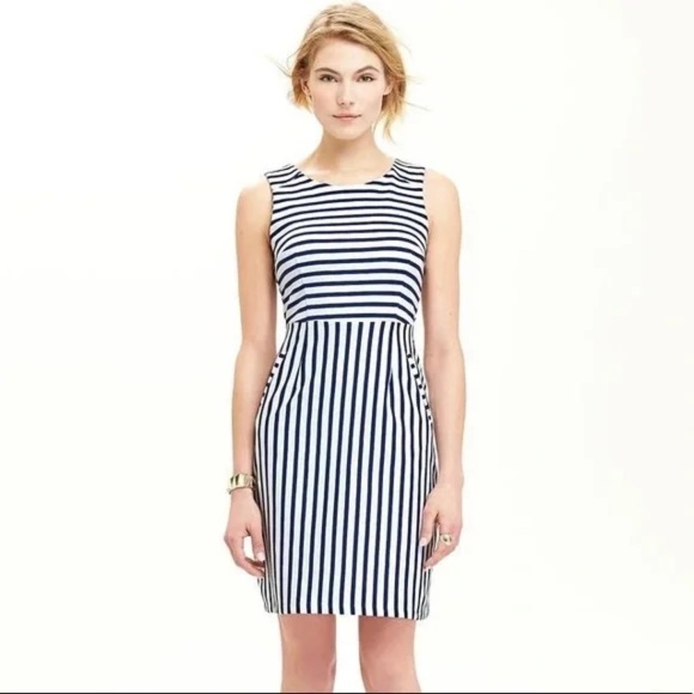 Old Navy Striped Sheath Dress